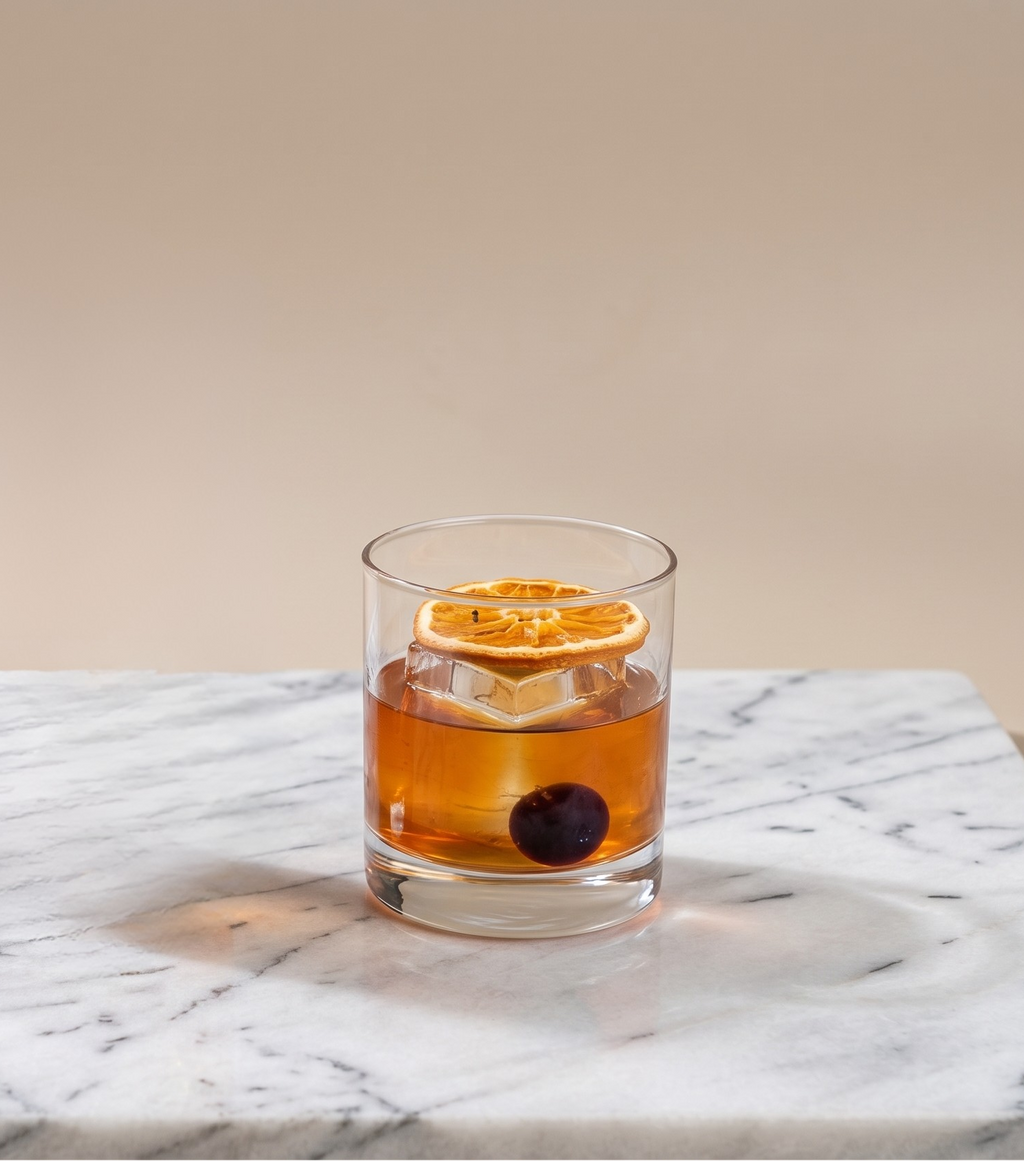 Strawberry Vanilla Old Fashioned (Medium)